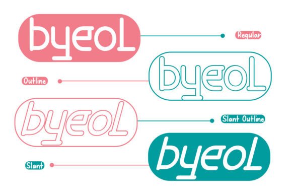 Seongal Font PNG with transparent background - Preview 2