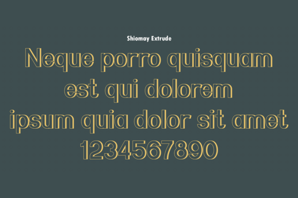Shiomay Font PNG with transparent background - Preview 3