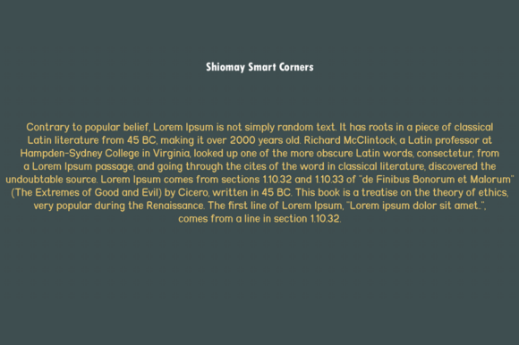 Shiomay Font PNG with transparent background - Preview 4