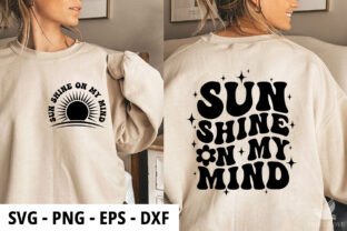 Sunshine on My Mind Wavy SVG Graphic by Three Dove · Creative Fabrica