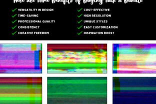 15 TV Color Glitch Backgrounds Graphic by DesignScape Arts · Creative ...