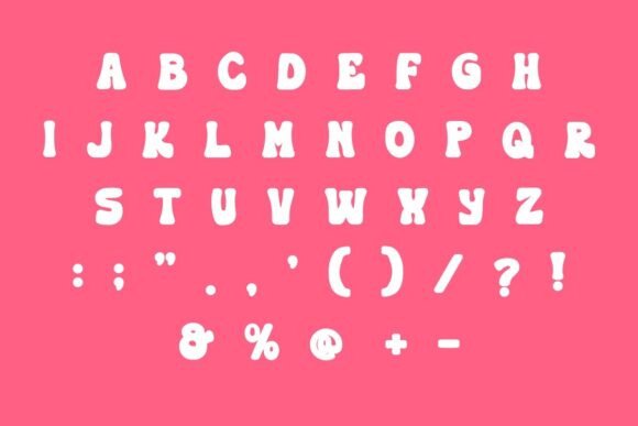Balloon Groovy Font - Preview 3