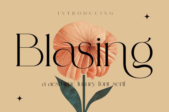 Blasing Font by Alfinart preview