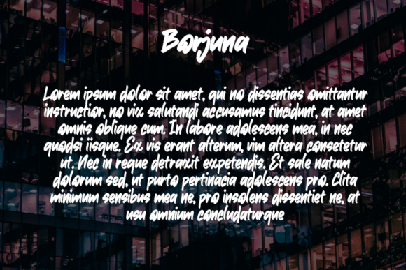 Borjuna Font - Preview 2