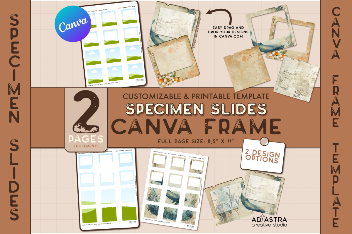 CANVA FRAME TEMPLATE / Specimen Slides