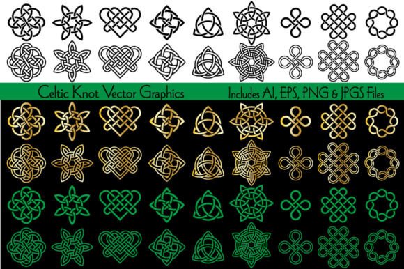 Celtic Knot Vector Patterns