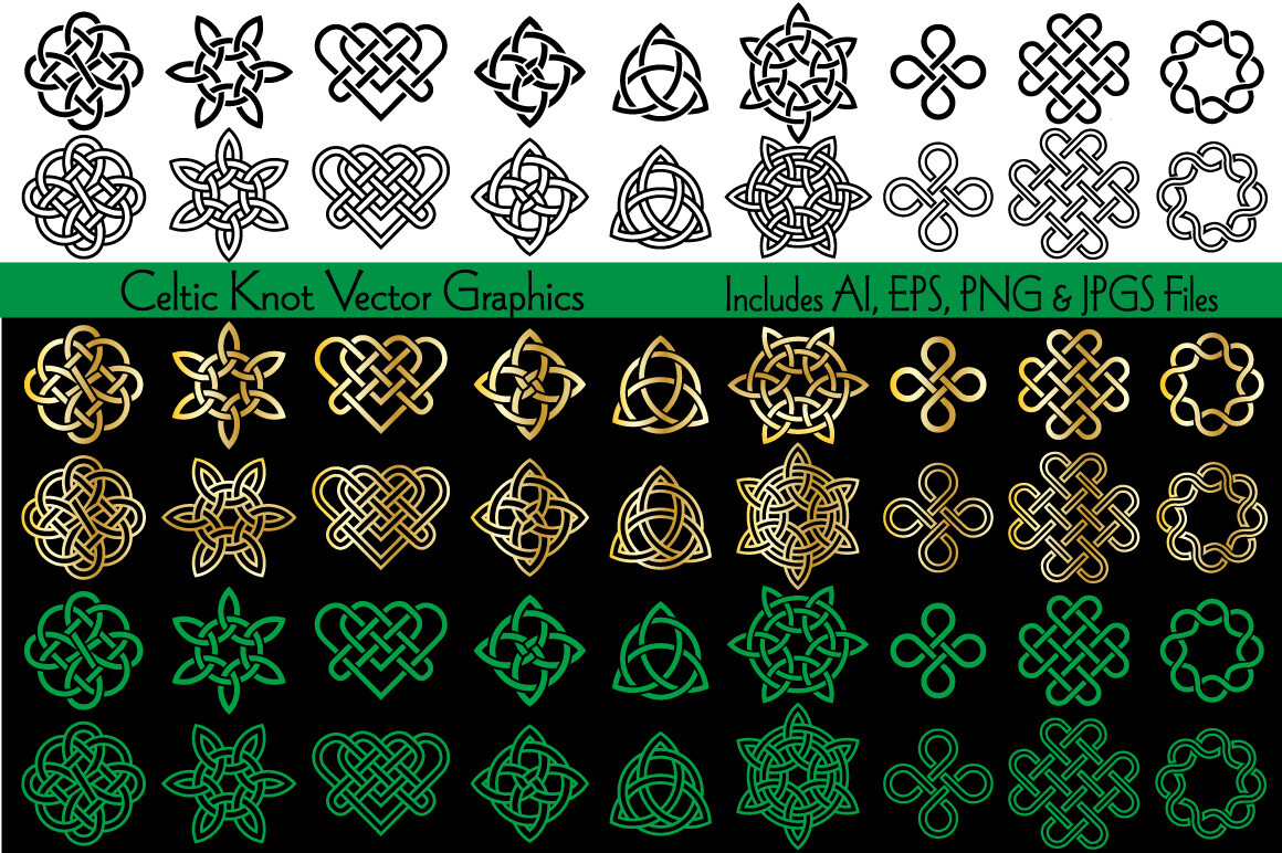 Celtic Knot Vector Patterns
