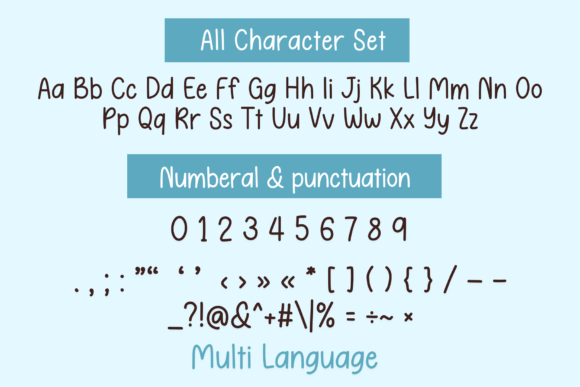 Cloudy Notes Font - Preview 5