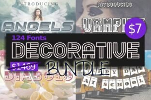 Decorative Font Bundle Bundle · Creative Fabrica