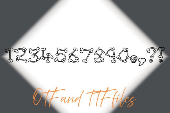Dem Bones Font - Preview 1