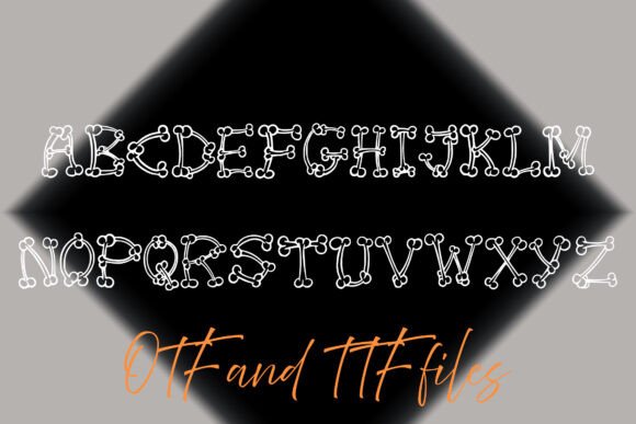 Dem Bones Font - Preview 3
