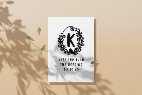 Easter Monogram Font - Preview 3
