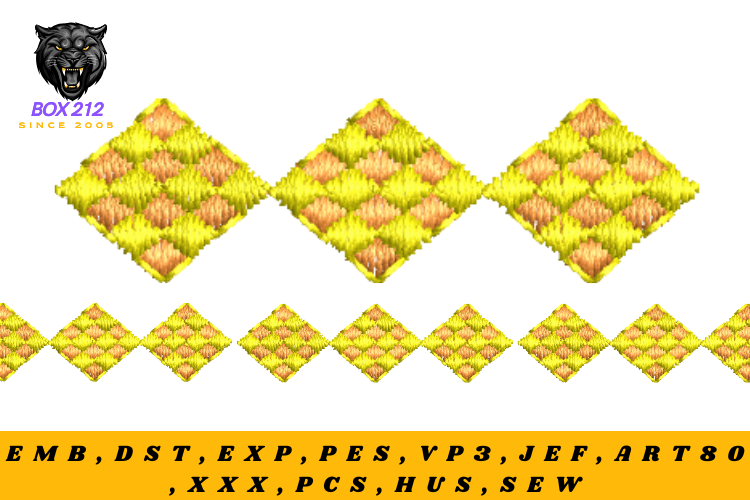 Elegant Embroidery Borders & Motifs