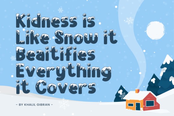 Frozenland Font PNG with transparent background - Preview 1