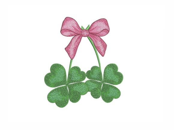 Lucky Clover Coquette Bow