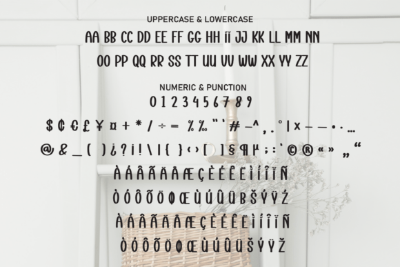 Minimalist Farmhouse Font PNG with transparent background - Preview 6