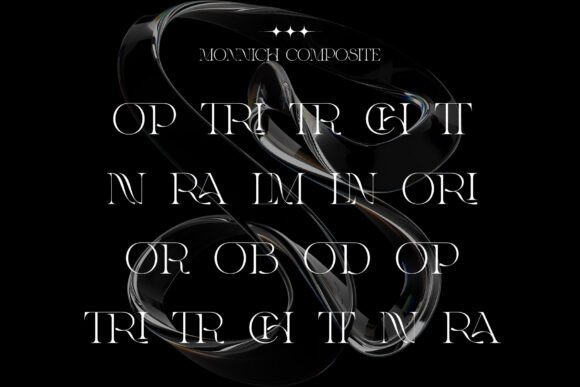 Monnich Font PNG with transparent background - Preview 3