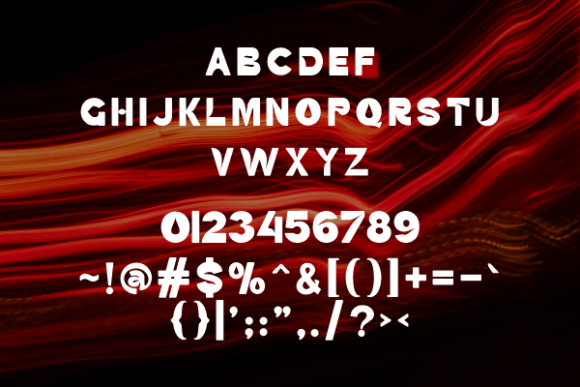 Motder Flamer Font PNG with transparent background - Preview 3
