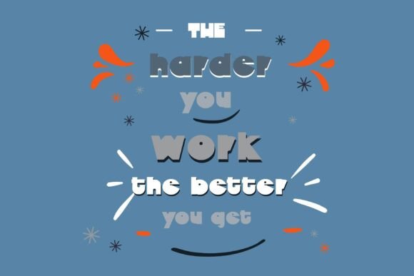 Outta Pocket Font PNG with transparent background - Preview 2