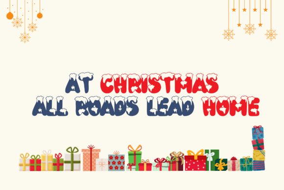 Bubble Christmas Font - Preview 5