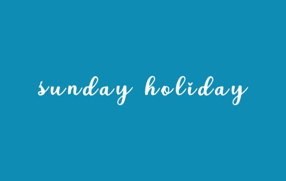 Evoscript Font - Preview 1