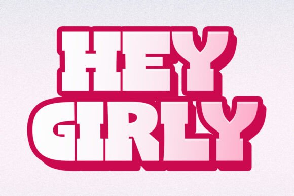 Girly Love Font - Preview 1
