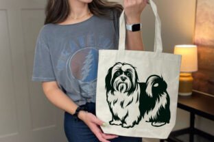 Lhasa Apso Dog Svg Files Graphic by uzzalroyy9706 · Creative Fabrica
