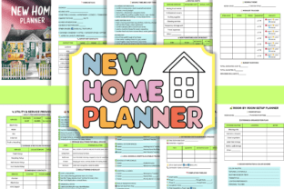 New Home Planner - Canva Template Graphic by KDP Studio · Creative Fabrica