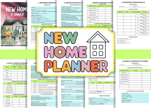 New Home Planner - Canva Template
