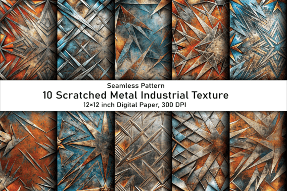 Scratched Metal Industrial Texture