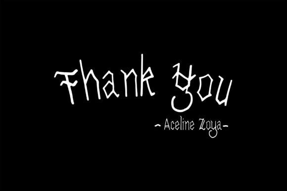 Aceline Zoya Font - Preview 4