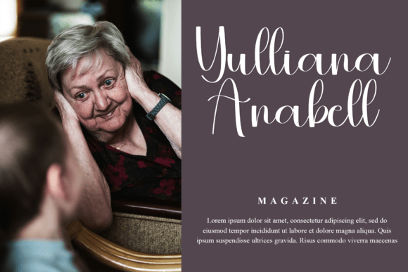 Birthday Grandma Font - Preview 1