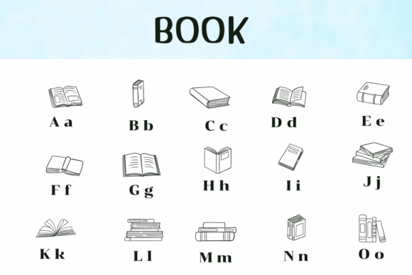Book Font - Preview 1