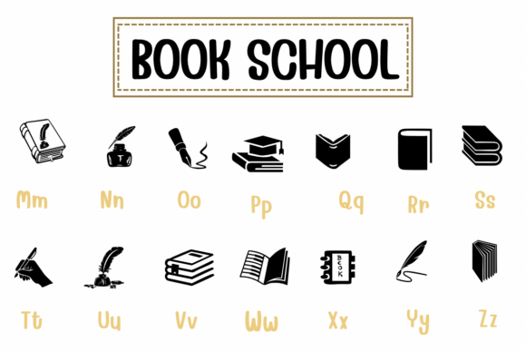 Book School Font - Preview 2