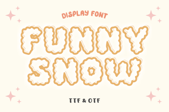 Cloud Line Font - Preview 2
