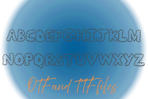 Clouds Font - Preview 1