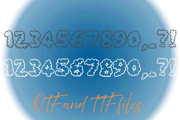 Clouds Font - Preview 3