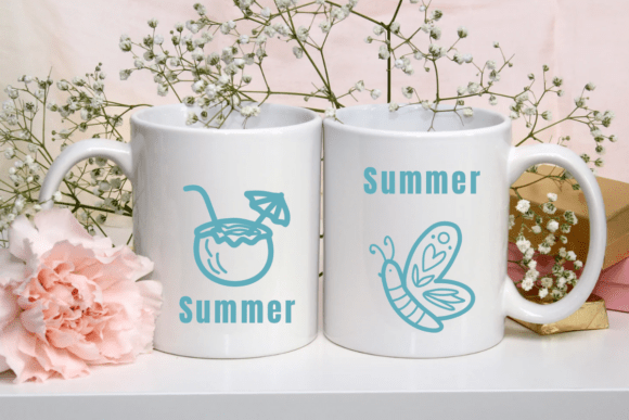 Doodle Summer Font PNG with transparent background - Preview 6