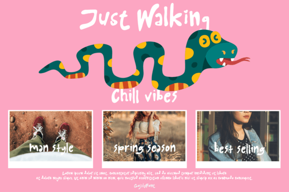 Gonjaly Font - Preview 3