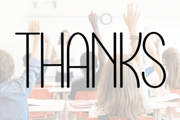 Good Teacher Font PNG with transparent background - Preview 6