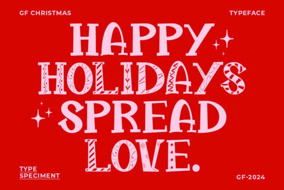 Groovy Christmas Font - Preview 4