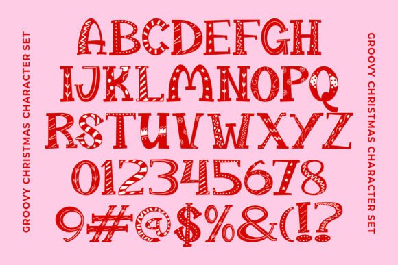 Groovy Christmas Font - Preview 6