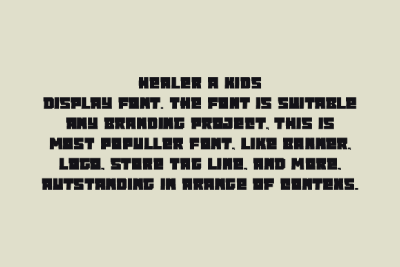 Healer Font - Preview 1