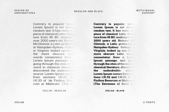 Jeslab Font - Preview 4