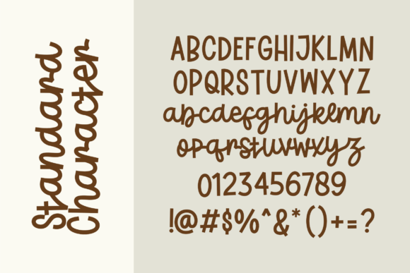 Lemon Garden Font PNG with transparent background - Preview 1