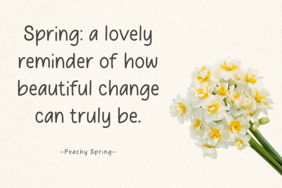 Peachy Spring Font font preview - 1