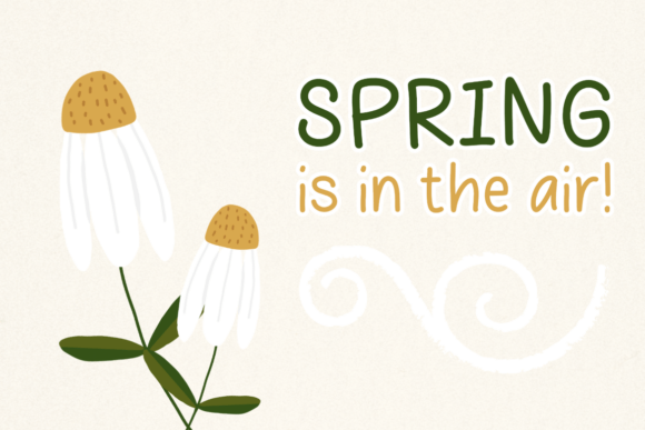 Peachy Spring Font font preview - 5