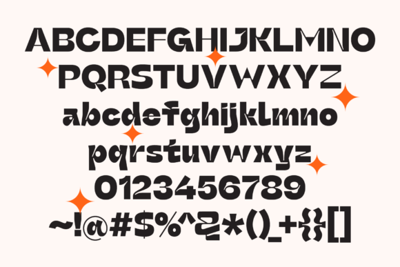 Popart Pixel Font PNG with transparent background - Preview 4