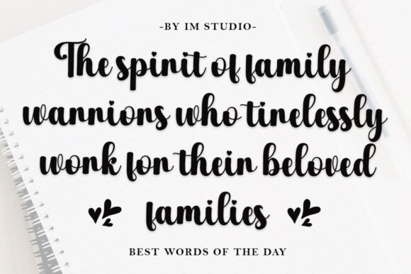 Script Gathering (bundle) Font PNG with transparent background - Preview 5
