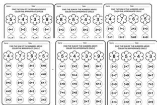 Simple Addition Child Math Worksheets Graphic by Mohsin's Graphic ...